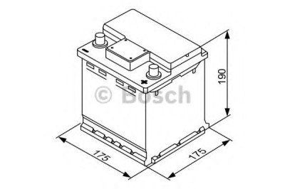 Baterie de pornire FIAT PUNTO (199) (2012 - 2016) BOSCH 0 092 S40 001 foto