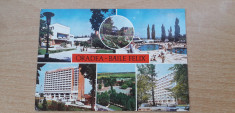 Oradea - Baile Felix - imagini multiple - carte postala circulata 1977 foto