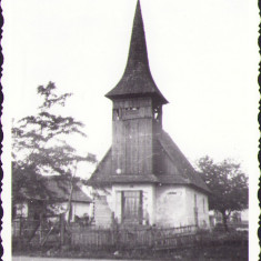 HST P1576 Poză biserică din lemn România 1965