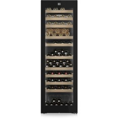 Vitrina pentru vinuri Liebherr WPgbi 5273 Vinidor Selection, 358 l, 104 sticle, Clasa F, 185.4 cm, BlackSteel