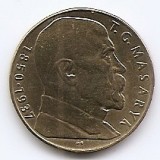Cehoslovacia 10 Korun 1990 (TG Masaryk) 24.5 mm KM-139.1