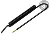 Cablu spiralat neecranat 4x0,35mm2 negru 0,3-1,2m