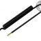 Cablu spiralat neecranat 4x0,35mm2 negru 0,3-1,2m