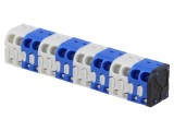 Regletă de conexiuni PCB unghi 45&deg; 3,5mm 16 piste 5A