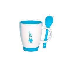 Cana Bialetti cu lingurita Albastru