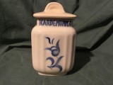 Recipient bucatarie / Cutie veche din ceramica pentru Cardamom ( Kardemumma) mijlocul secolului XX !