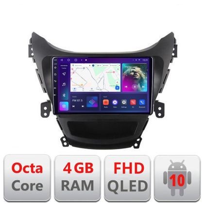 Navigatie HHyundai Elantra 2011-2013 B-092 Android Ecran QLED octa core 4+64 carplay android auto KIT-092+EDT-E309V3 CarStore Technology