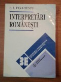 INTERPRETARI ROMANESTI-P.P. PANAITESCU , 1994