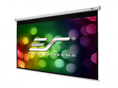 Ecran de proiectie ELITESCREENS Manual perete/tavan 203.2 x 152.4 cm format 4:3 foto