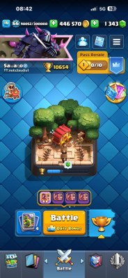 Vand cont clash royale foto