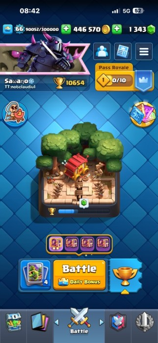 Vand cont clash royale