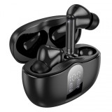 Handsfree Bluetooth Borofone FQ3 Soulmate, TWS, ANC, MultiPoint, Negru