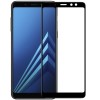 Folie Sticla Full Glue 4D Neagra Samsung Galaxy A8 2018, 10H, Protectie Ecran, Sticla Securizata, MyStyle
