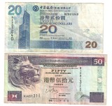 SV * Hong Kong * LOT 4 bancnote 20 - 50 - 100 - 100 DOLLARS 2003 - 2000 - 2002 /03