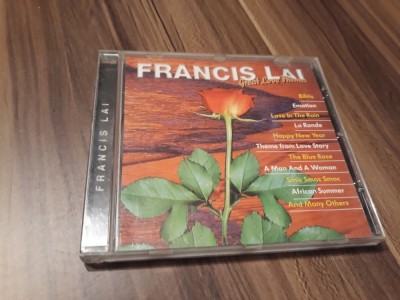 CD FRANCIS LAI - GREAT LOVE THEMES ORIGINAL foto