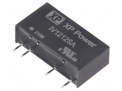 Convertor DC/DC 1W 12V 84mA SIP foto