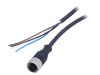 Cablu Conectare M12 Telemecanique IP67 2m 4 Pini PUR Cod A Model XZCP1141L2