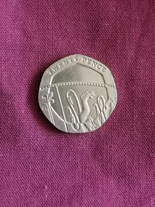 20 PENCE 2015 Marea Britanie