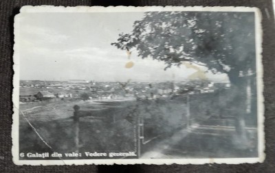 Carte postala, Vedere generala Galatii din Vale, perioada interbelica foto