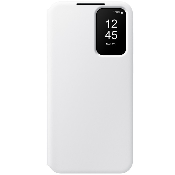 Husa tip carte Smart View Samsung EF-ZA556CWEGWW alba pentru Samsung Galaxy A55 5G