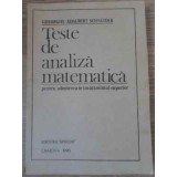 TESTE DE ANALIZA MATEMATICA PENTRU ADMITEREA IN INVATAMANTUL SUPERIOR-GHEORGHE ADALBERT SCHNEIDER-229043