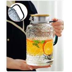 Carafa din sticla borosilicata, RAVEN, 1.8L, 12x21.5 cm foto