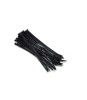 Coliere plastic fasete legatura UV rezistente negre 4.8x300mm PROLINE
