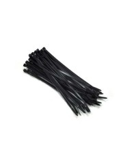 Coliere plastic fasete legatura UV rezistente negre 4.8x300mm PROLINE