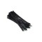 Coliere plastic fasete legatura UV rezistente negre 4.8x300mm PROLINE