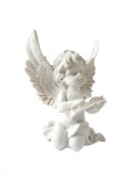 Cumpara ieftin Statueta decorativa Ingreas cu carte, 12 cm, 1227G