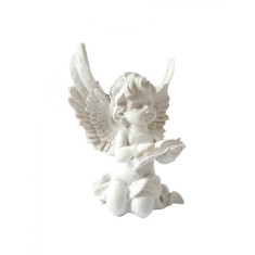 Statueta decorativa Ingreas cu carte, 12 cm, 1227G