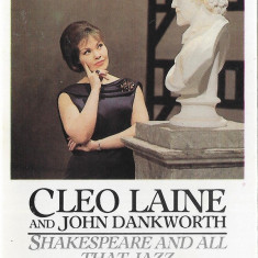 Casetă audio Cleo Laine And John Dankworth ‎– Shakespeare And All That Jazz