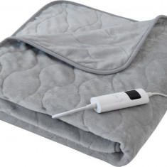 MagicHome pătură, încălzită, flanelă, gri, 180x130 cm