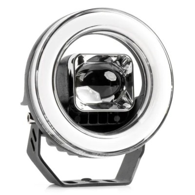 Proiector LED cu Angel Eye model AWL58, pozitie, semnalizare, faza lunga/scurta, pentru Off-Road, ATV, SSV, putere 45W, 8000lm, tensiune 9-36V, dimens foto