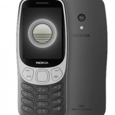 Telefon Mobil Nokia 3210 4G 2024, Ecran TFT 2.4inch, Dual SIM, 4G (Negru)