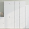 Gossi dulap inalt, alb, 80x42,5x185 cm, lemn prelucrat