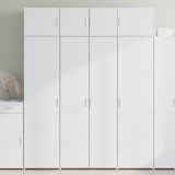 VidaXL Dulap &icirc;nalt, alb, 80x42,5x185 cm, lemn prelucrat