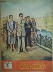 Revista CINEMA, Nr. 8 / 1989, comunism, Ceausescu, epoca aur, propaganda, pionieri