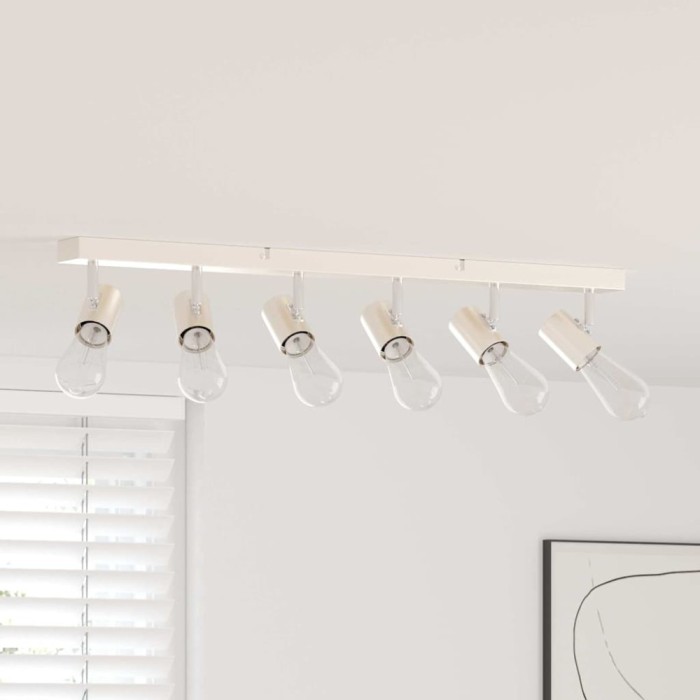 Spot de Plafon 6 Modul Reglabil Nichel Periat E27