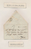 Italy 1816 Rare Stampless Cover + Content Alessandria to Torino DG.009