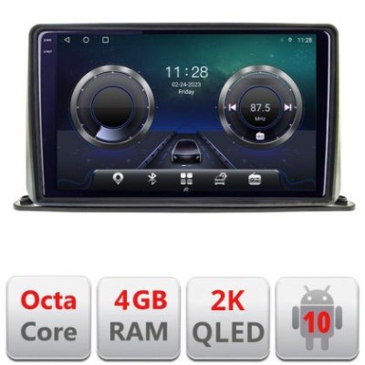 Navigatie universala 2 din 9 inch Android Octa Core Ecran 2K QLED GPS 4G 4+32GB 360 KIT-2din-1+EDT-E409-2K CarStore Technology foto