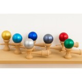 Cumpara ieftin Kendama 18 cm cu bilă lucioasă colorată- KEND5528
