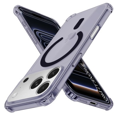 Husa iPhone 17 Pro 6.3 Silicon Magsafe Fumuriu Negru foto