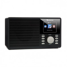 Auna IR-160, radio prin internet, WLAN, USB, AUX, UPNP, display TFT de 2,8 &amp;amp;quot;, telecomanda, negru foto