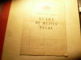 Program Opera Romana 1981 - Seara Muzica Veche 13 apr.Formatia Musica Antiqua