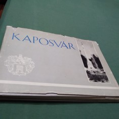 UN ALBUM FRUMOS KAPOSVAR PLIN DE FOTO ALB-NEGRU SI COLOR CARTONAT foto