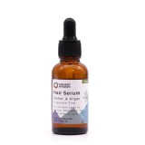 Serum tratament organic pentru par cu ulei de ricin si ulei de argan - rezistenta si stralucire