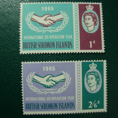 BRITISH SOLOMON ISLANDS ELISABETA II SERIE MNH