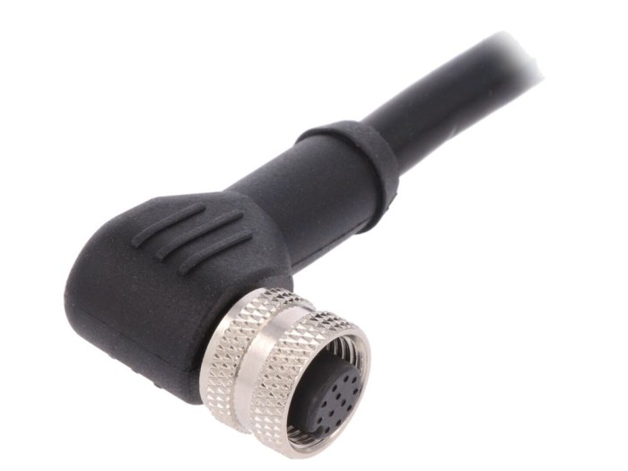 Conector M12 mamă 12 pini IP67