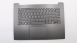 Carcasa superioara cu tastatura palmrest Laptop, Lenovo, IdeaPad 330-14IKB Type 81DA, 81G2, 5CB0R40359, AP185000350, AM13N000100, DG421, gri, layout U